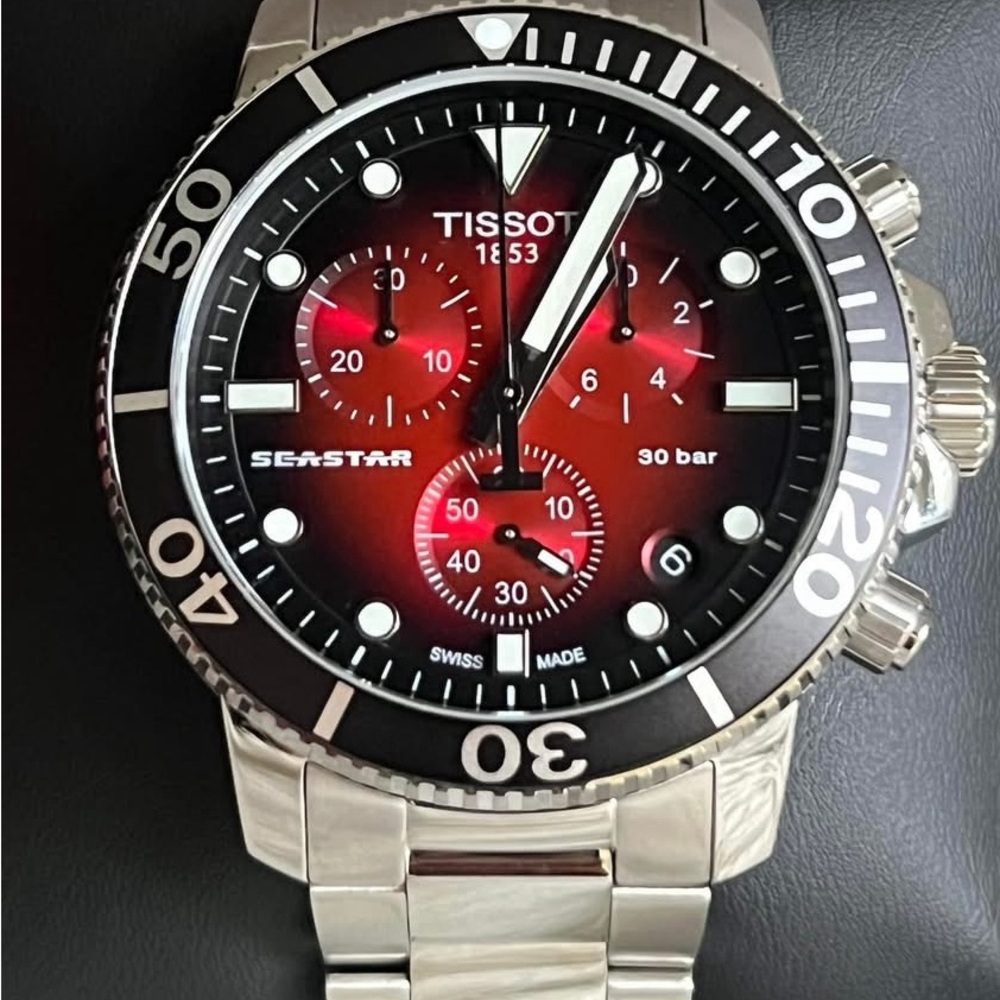 T120.417.11.421.00- Tissot Men’s Seastar 1000 Quartz Chronograph Watch